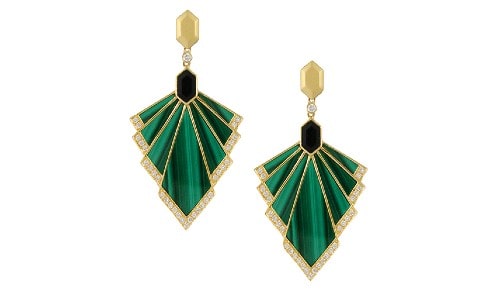 Art Deco style earrings by Doves by Doron Paloma