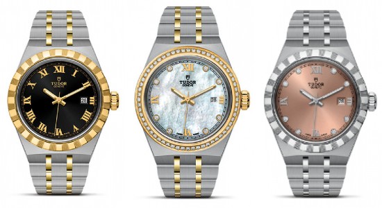 three TUDOR Royal watches