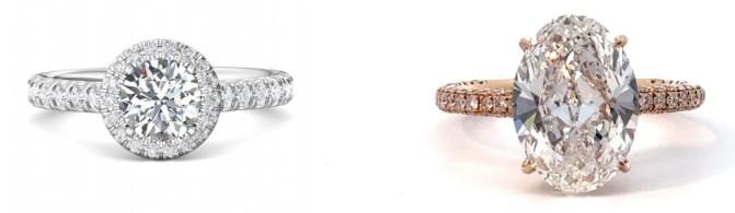 designer engagement rings from Martin Flyer to Wilson & Son