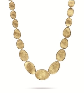 A Marco Bicego gold necklace from the Lunaria collection.