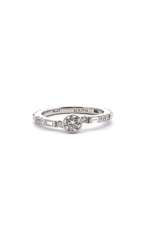 A.LINK Platinum and Diamond Ring