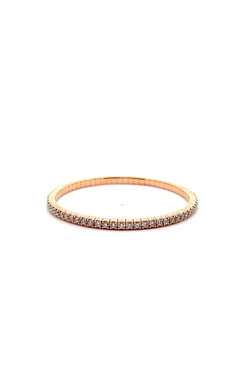 A.LINK 18 Karat Rose Gold Diamond Flex Tennis Bracelet