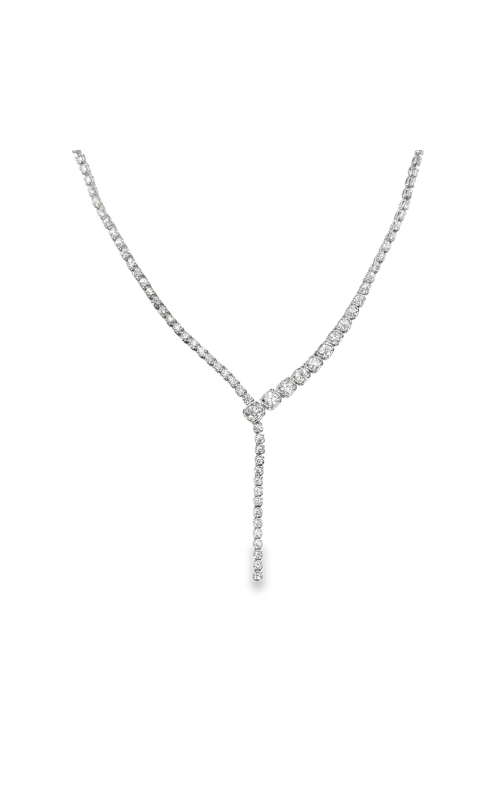 A.LINK 18K Whtie Gold Abbracci Lariet Necklace