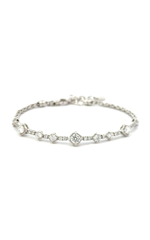 A.LINK 18K White Gold Abracci Diamond Bracelet
