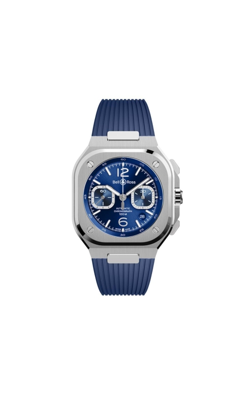 Bell & Ross BR-05 Chrono Blue Dial And Rubber Strap Bell & Ross