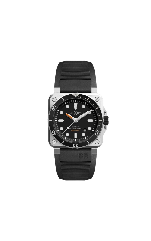 Bell & Ross BR-03 42mm ST Auto Divers Watch With Rubber Strap