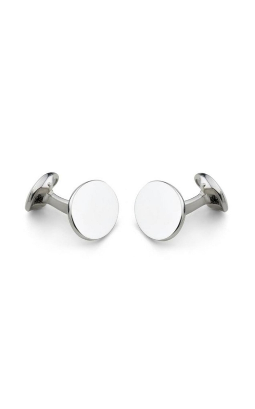 DEAKIN & FRANCIS LTD. Sterling Silver Plain Oval Cufflinks