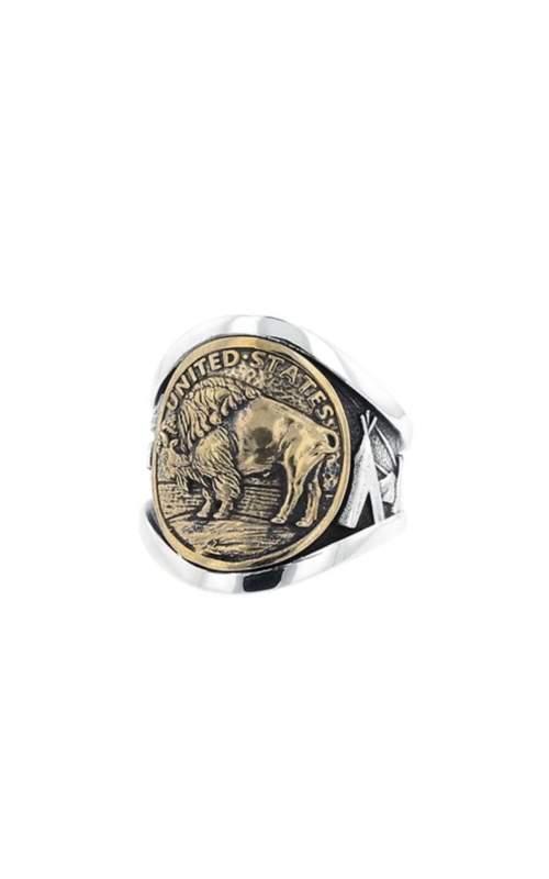 KING BABY Buffalo Nickle Cigar Ring