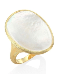 MARCO BICEGO Lunaria 18K Yellow Gold Mother of Pearl Ring
