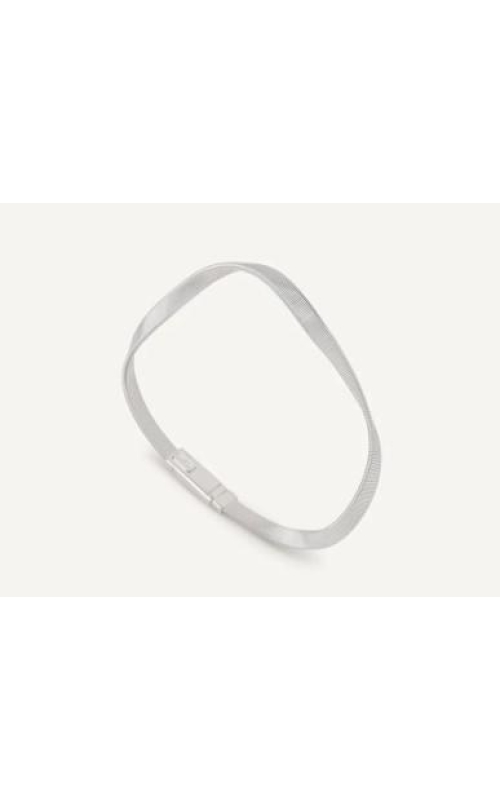 MARCO BICEGO Marrakech 18K White Gold Twisted Supreme Bracelet