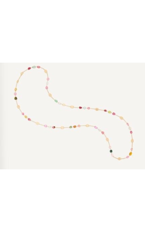 MARCO BICEGO Lunaria 18K Yellow Gold Long Tourmaline Necklace