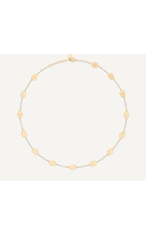 MARCO BICEGO Lunaria Alta 18K Yellow Gold Necklace with Diamonds
