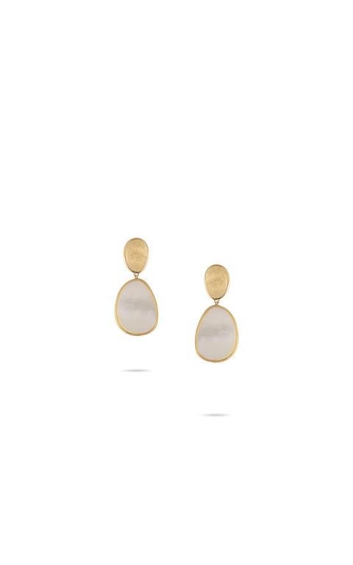 MARCO BICEGO Lunaria 18K Yellow Gold Drop Earrings With Mother of Pearl