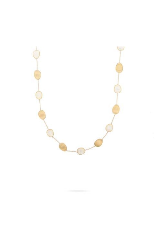 MARCO BICEGO Lunaria 18K Yellow Gold Necklace with Mother of Pearl, Short