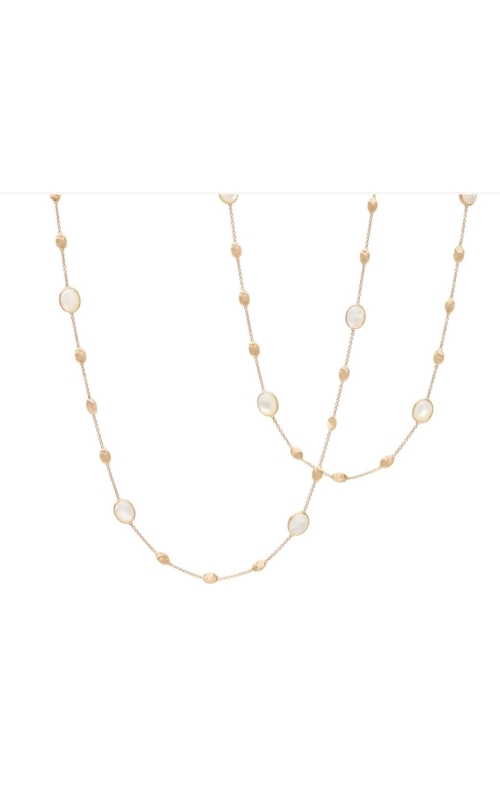 MARCO BICEGO Siviglia 18K Yellow Gold Mother of Pearl & Gold Long Necklace