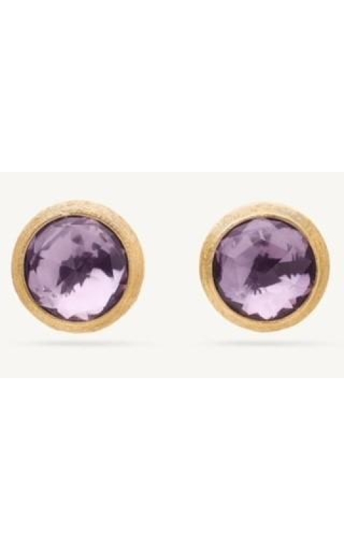 MARCO BICEGO Jaipur Color 18K Yellow Gold Amethyst Stud Earrings
