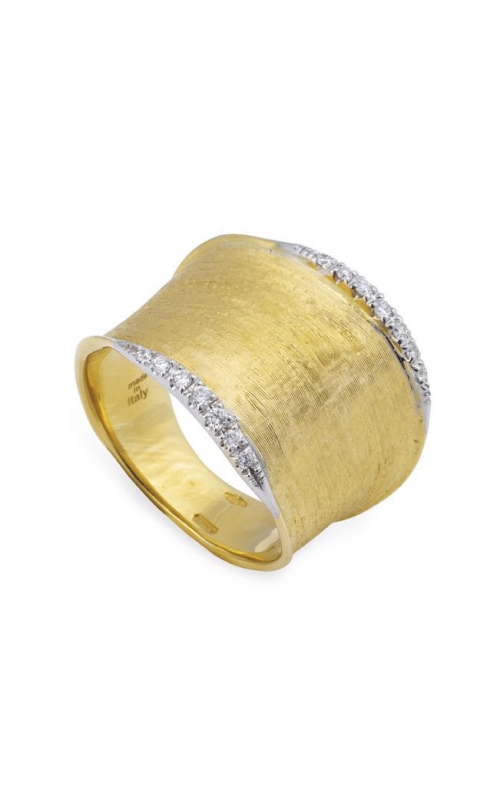 MARCO BICEGO Lunaria 18K Yellow Gold Large Band with Diamonds