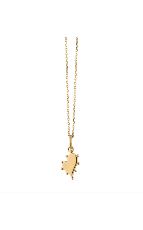 MONICA RICH KOSANN Petite Heart Necklace In 18K Yellow Gold