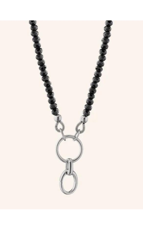 MONICA RICH KOSANN 18 Design Your Own Black Spinel Charm Chain Necklace, 1 Charm Station