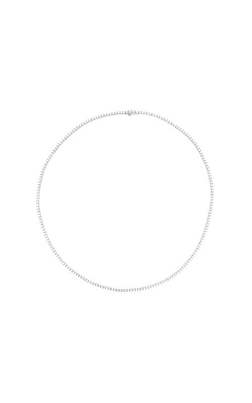 NADER KASH 18K White Gold Diamond Tennis Necklace
