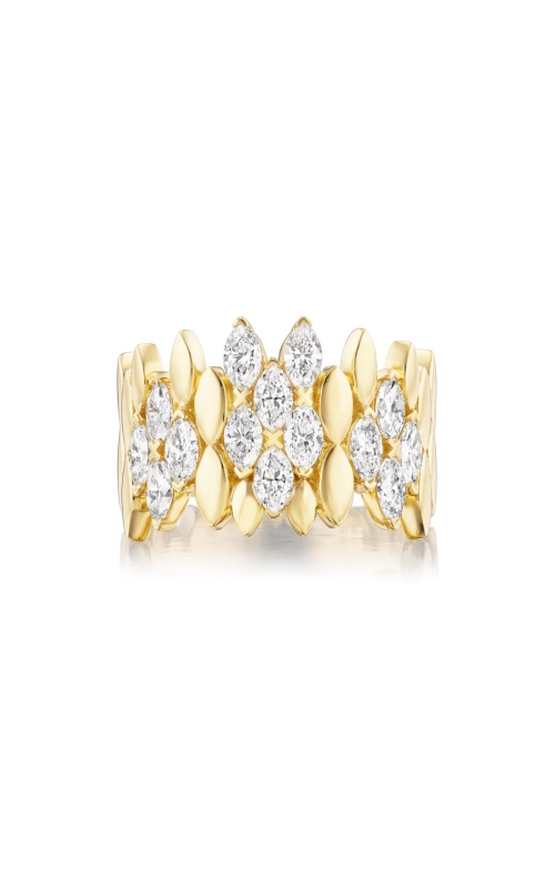 NADER KASH 18 KARAT YELLOW GOLD LODLOW MARQUISE DIAMOND RING