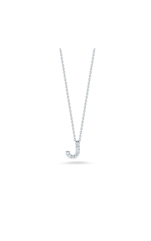 ROBERTO COIN 18K White Gold Tiny Treasures Diamond Love Letter 