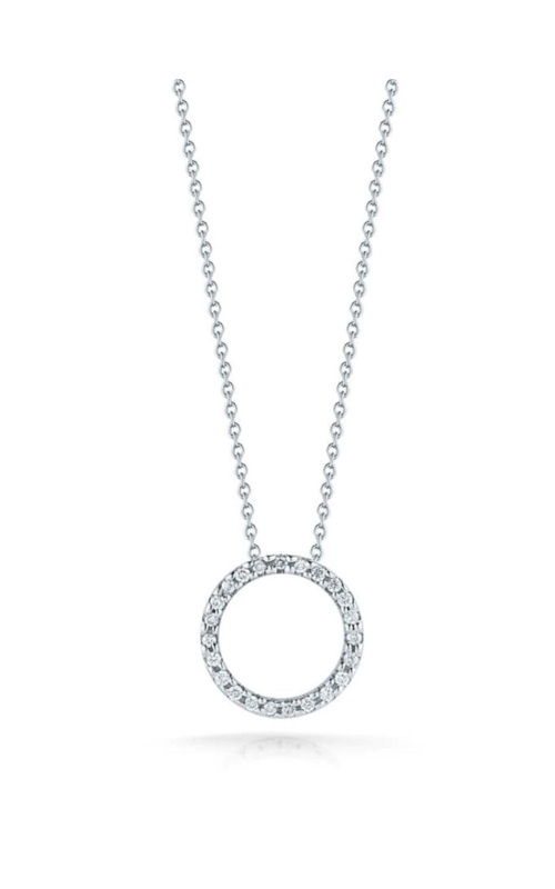 ROBERTO COIN 18K Gold Tiny Treasures Small Diamond Circle Necklace