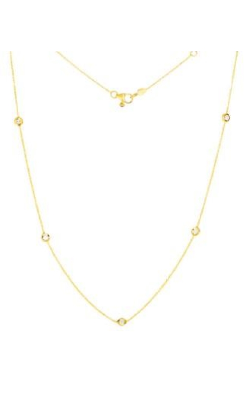ROBERTO COIN 18K Gold Diamonds By The Inch 5 Station Necklace