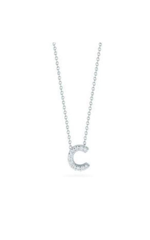 ROBERTO COIN 18K White Gold Tiny Treasures Diamond Love Letter 
