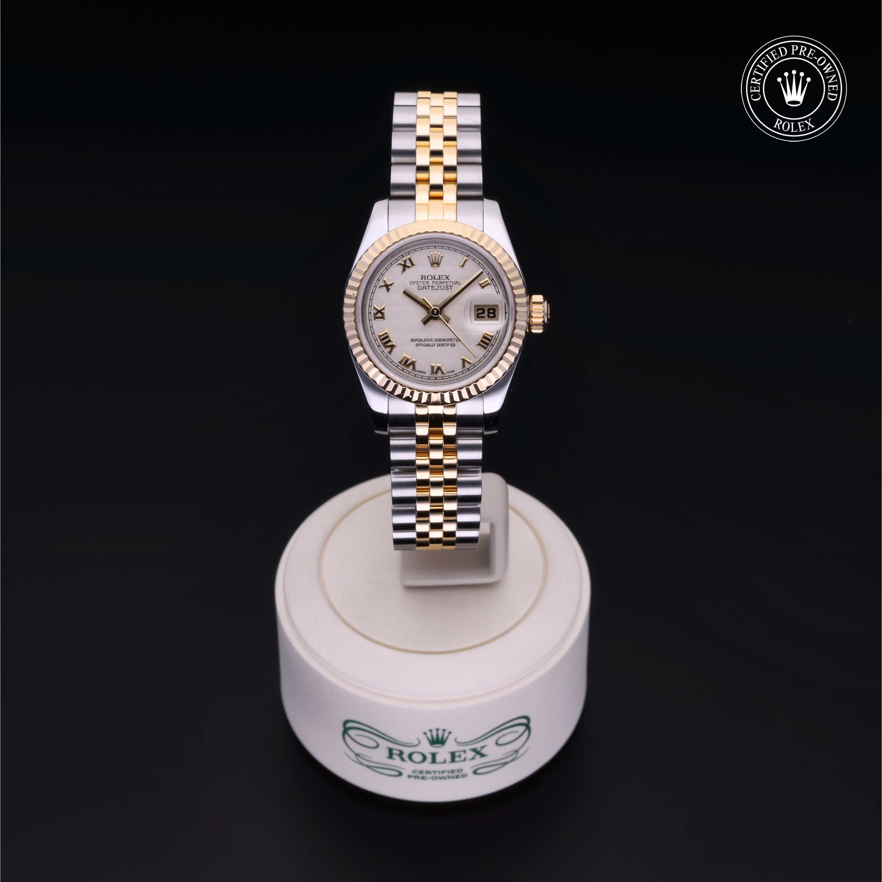 Rolex Lady-Datejust in Rolesor 18 Carat Yellow M179173-0058 at Wilson & Son Jewelers