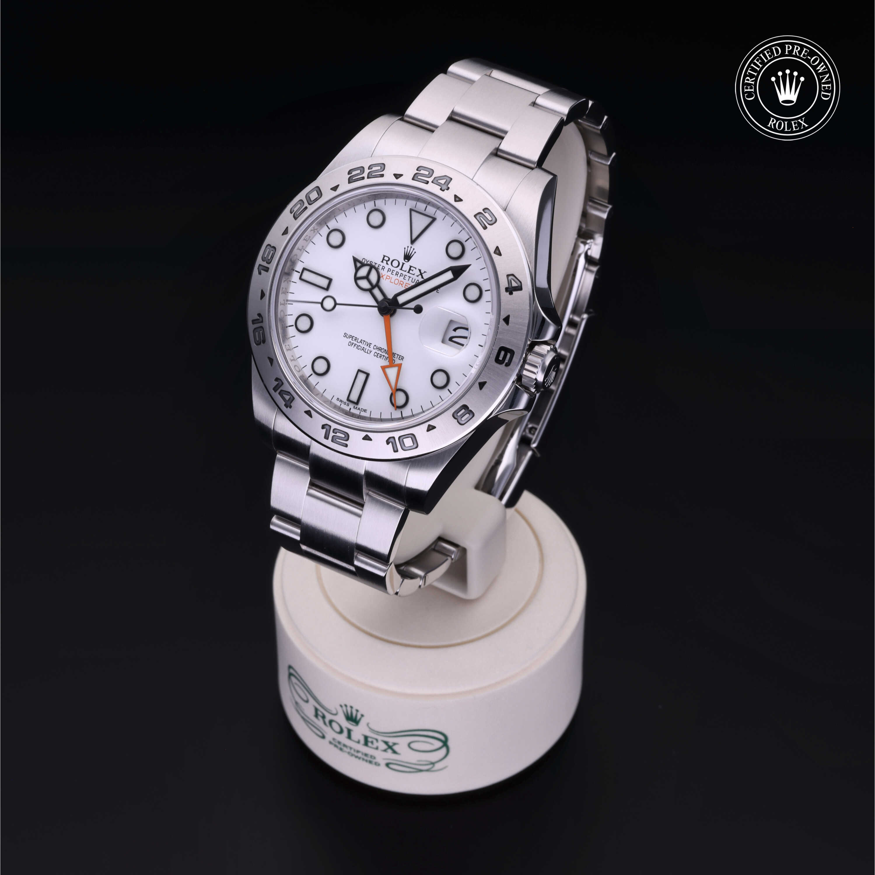 Rolex Explorer II in Steel M216570-0001 at Wilson & Son Jewelers