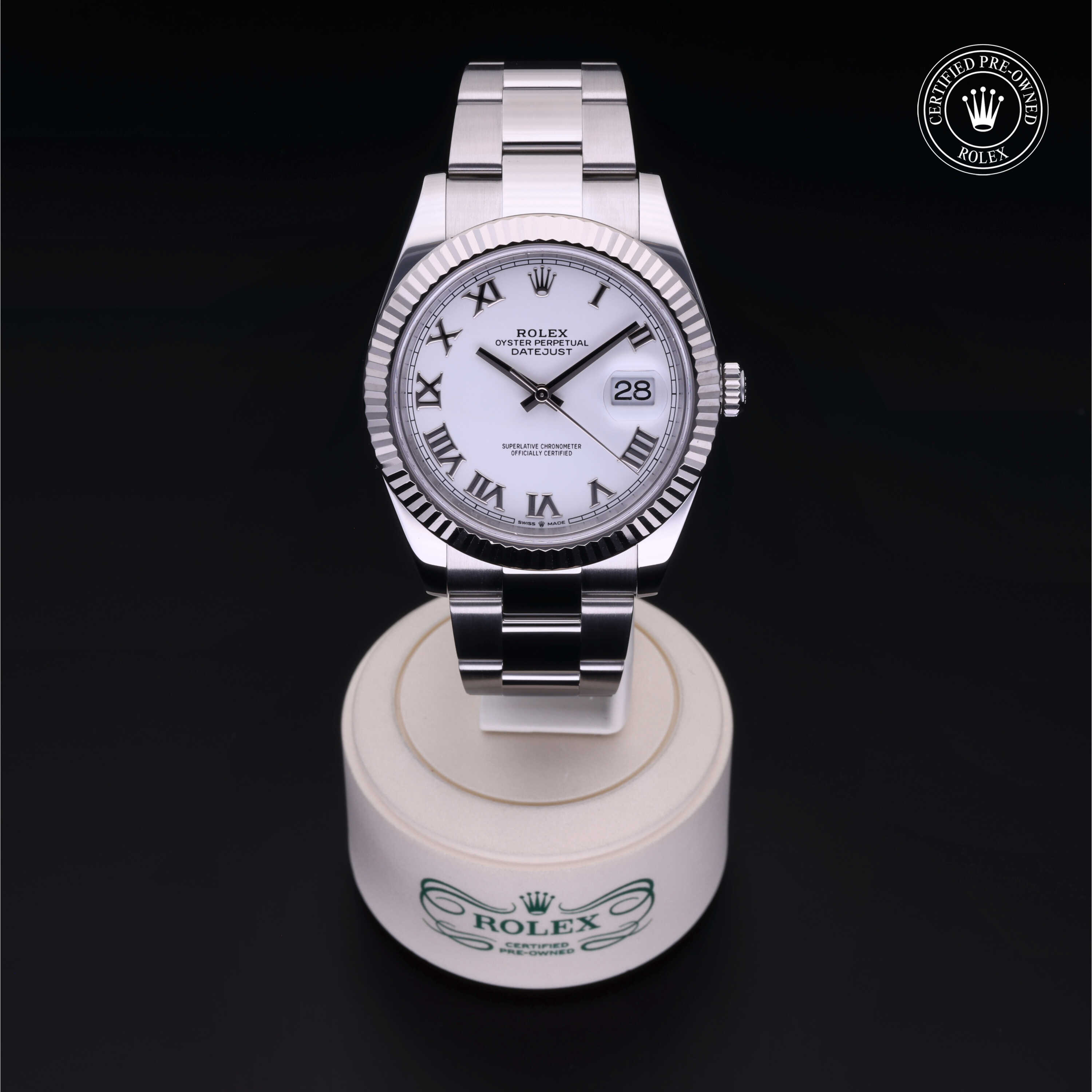 Rolex Datejust in Rolesor 18 Carat White M126334-0023 at Wilson & Son Jewelers