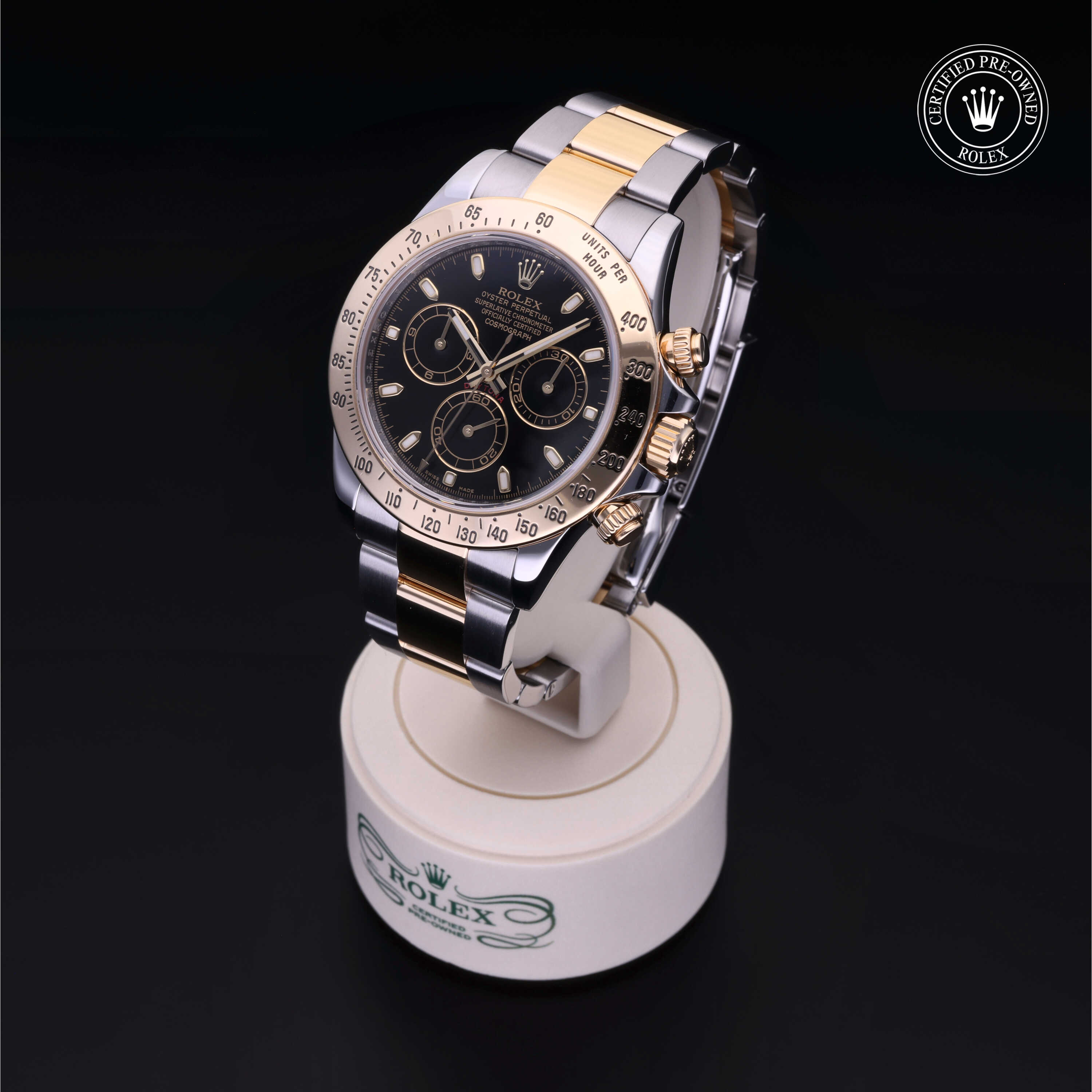 Rolex Cosmograph Daytona in Rolesor 18 Carat Yellow M116523-0039 at Wilson & Son Jewelers