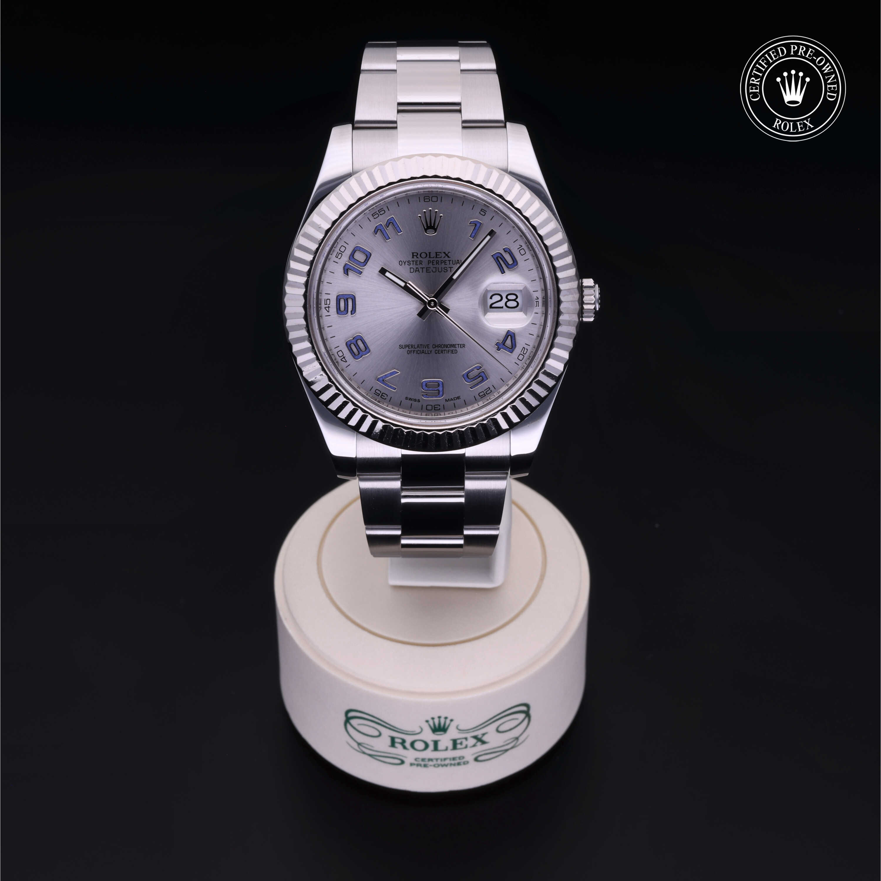 Rolex Datejust II in Rolesor 18 Carat White M116334-0001 at Wilson & Son Jewelers Rolex Datejust II in Rolesor 18 Carat White M116334-0001 at Wilson & Son Jewelers