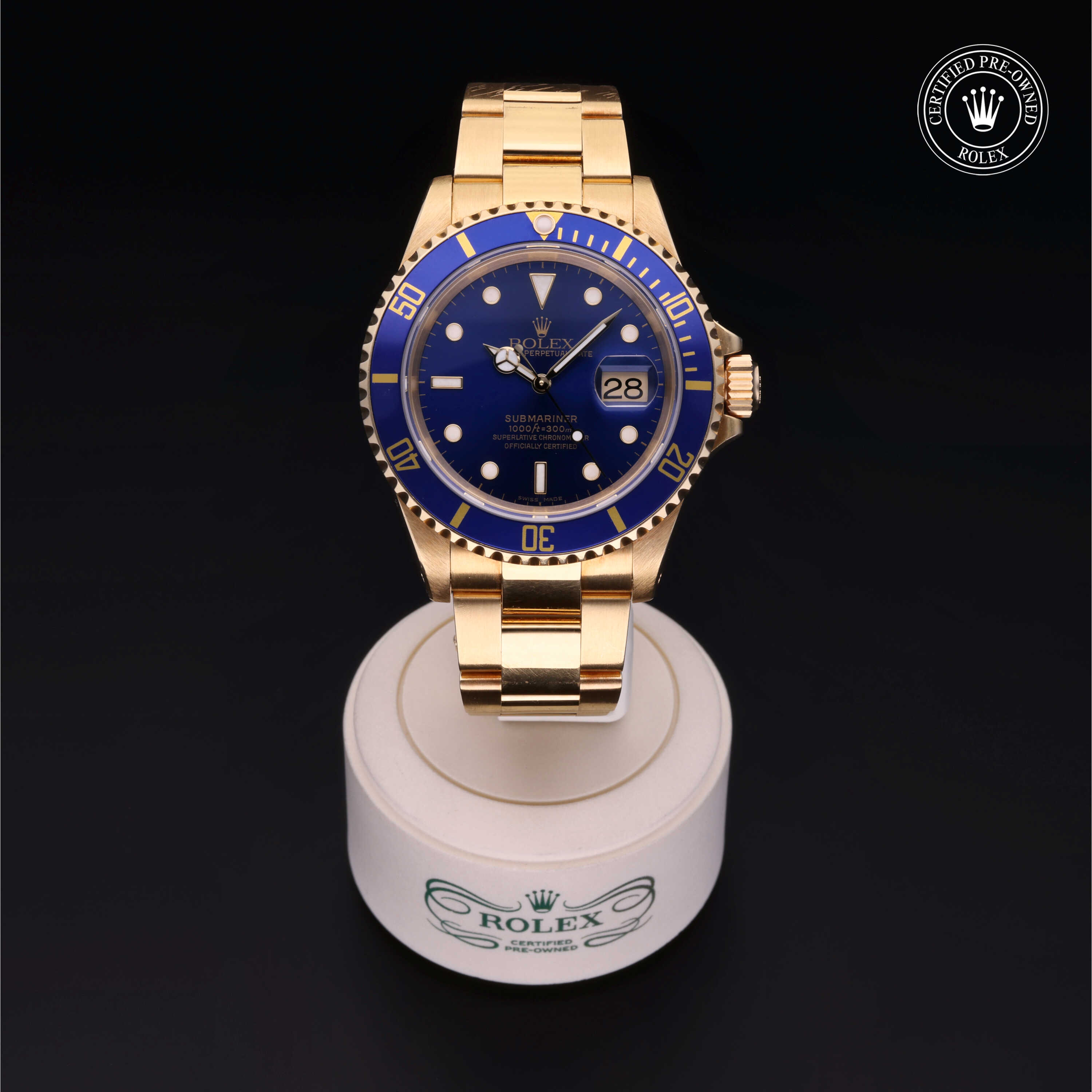 Rolex Submariner in Gold 18 Carat Yellow M16618-0007 at Wilson & Son Jewelers