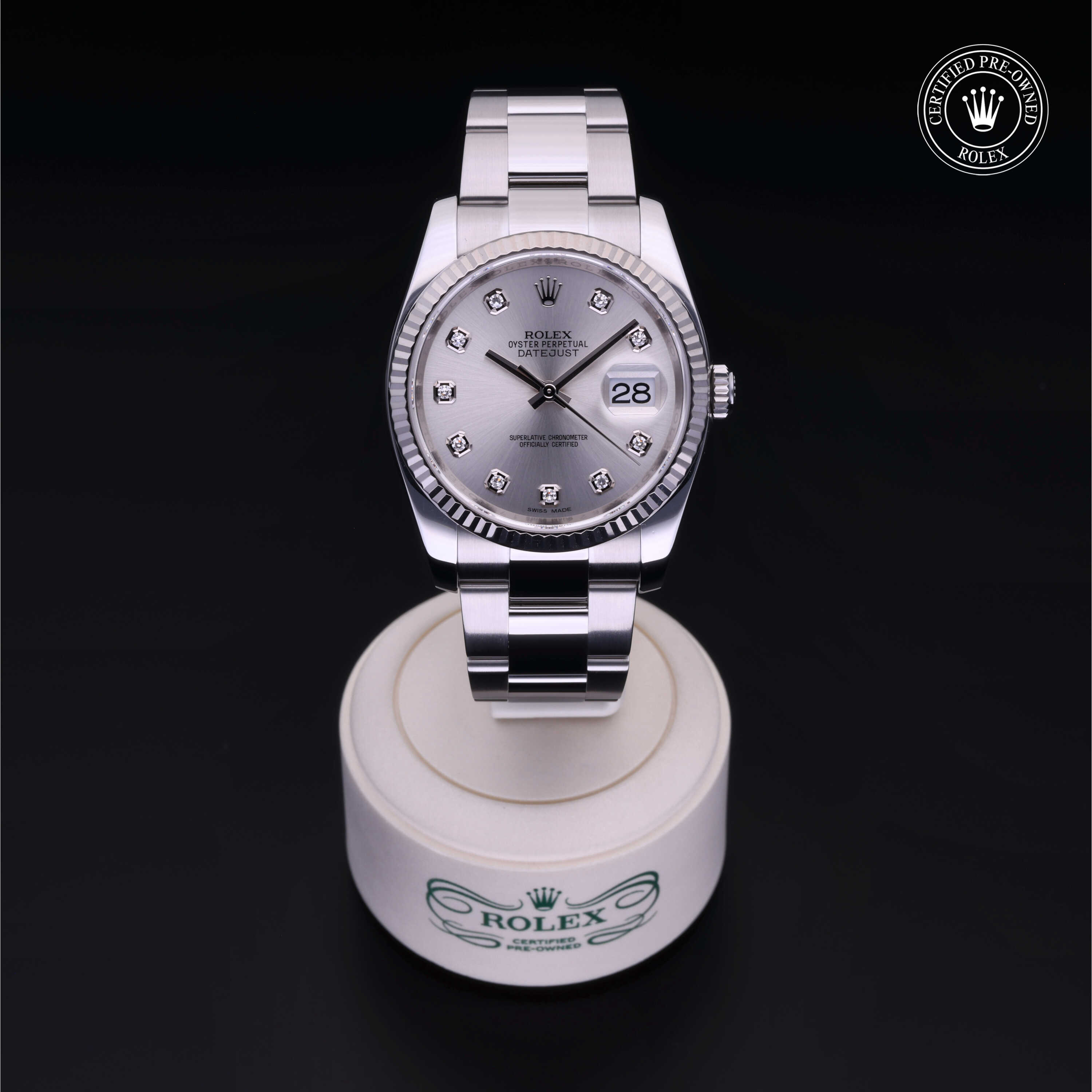 Rolex Datejust in Rolesor 18 Carat White M116234-0136 at Wilson & Son Jewelers