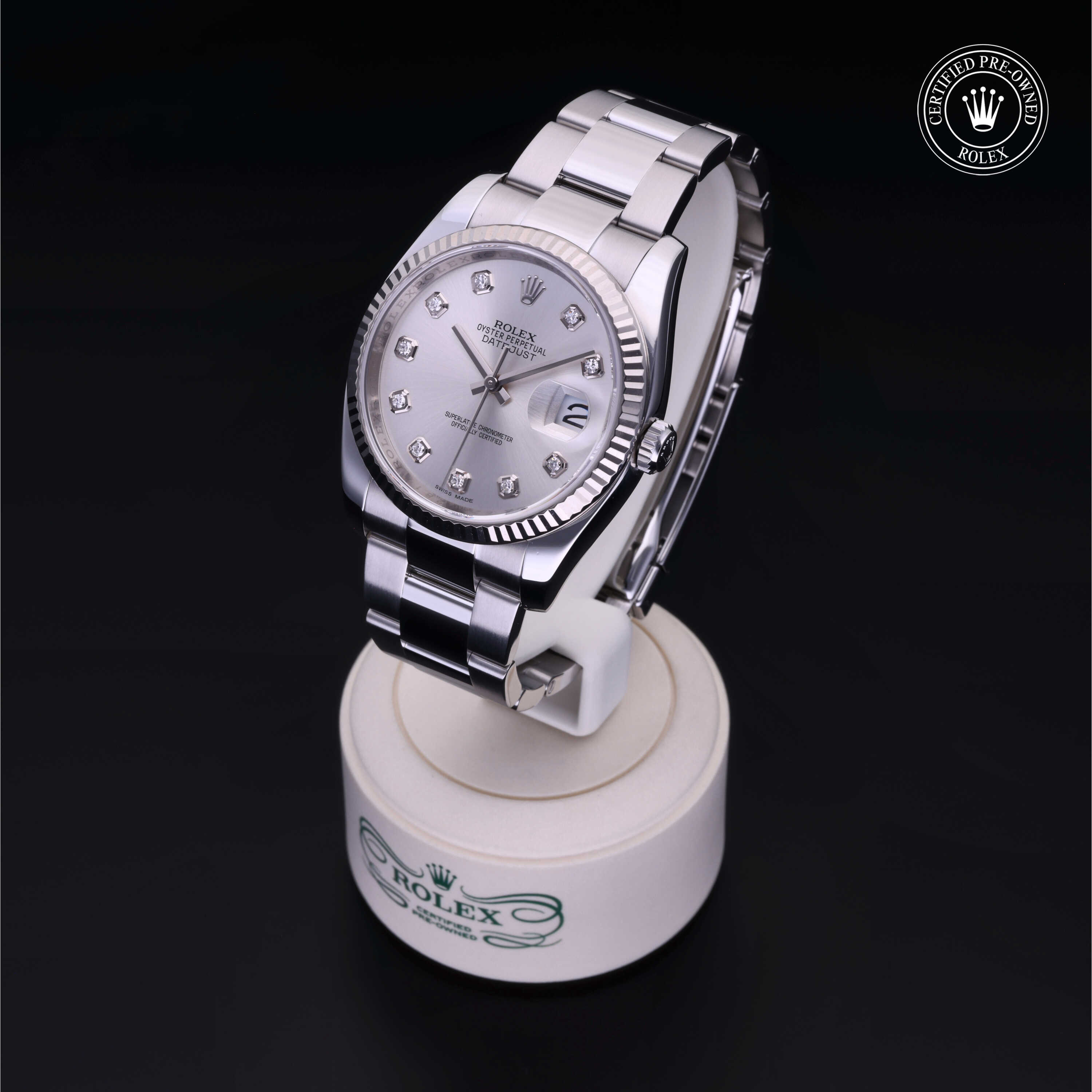 Rolex Datejust in Rolesor 18 Carat White M116234-0136 at Wilson & Son Jewelers