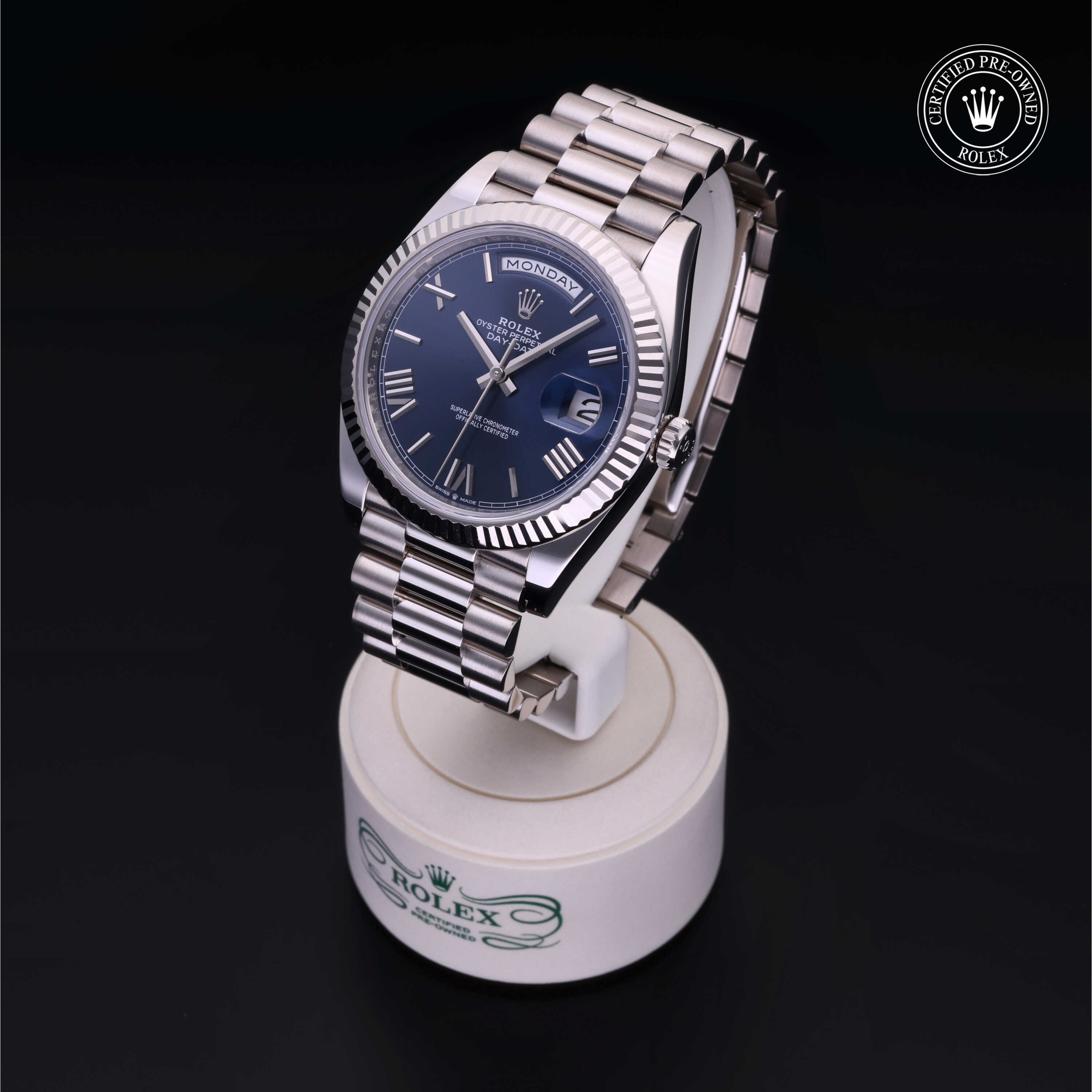 Rolex Day-Date in Gold 18 Carat White M228239-0007 at Wilson & Son Jewelers