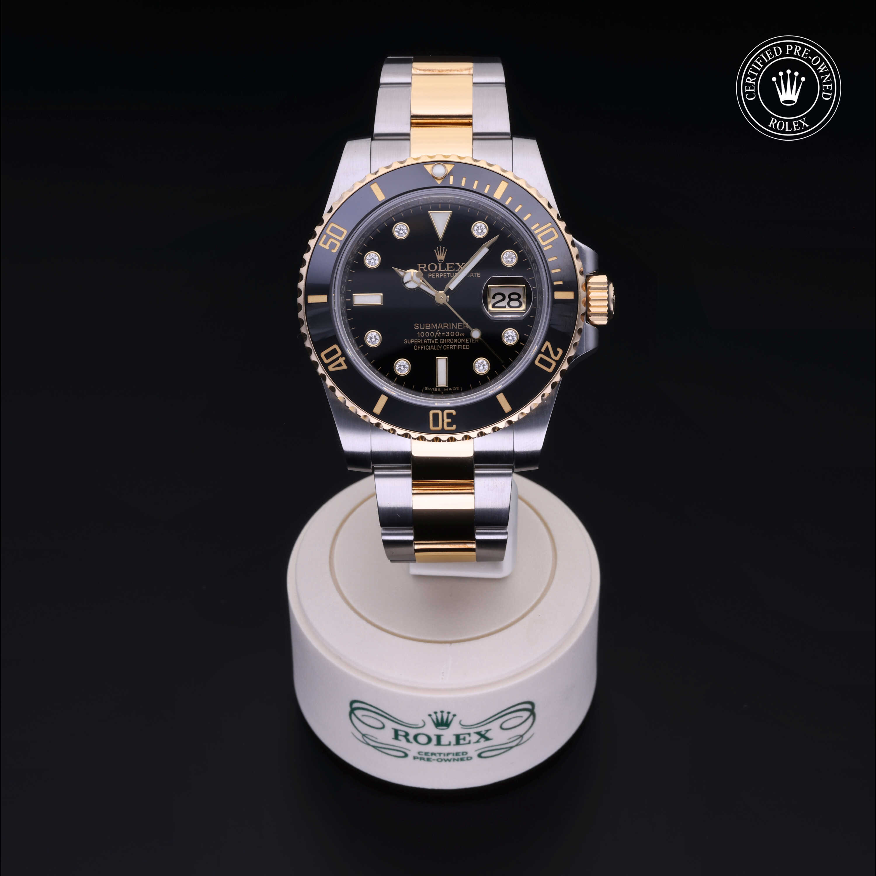 Rolex Submariner in Rolesor 18 Carat Yellow M116613LN-0003 at Wilson & Son Jewelers