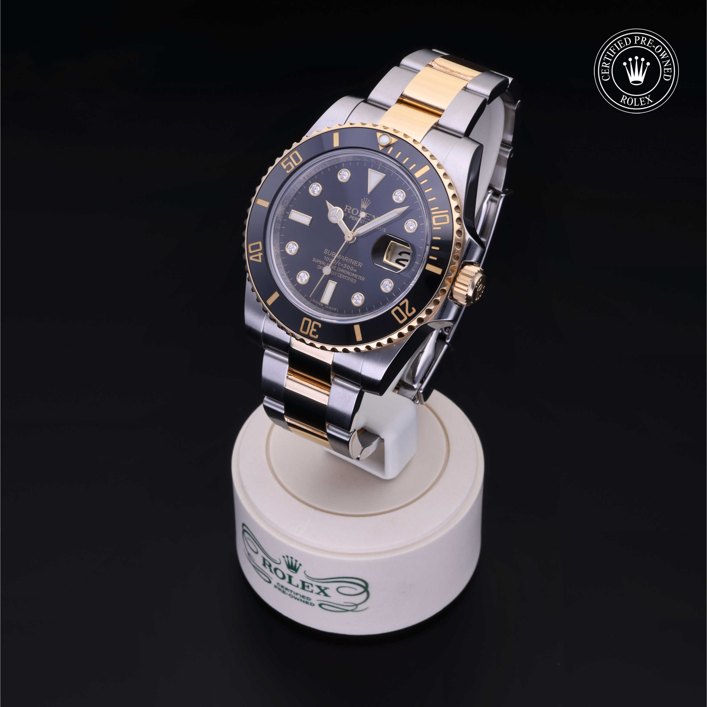 Rolex Submariner in Rolesor 18 Carat Yellow M116613LN-0003 at Wilson & Son Jewelers