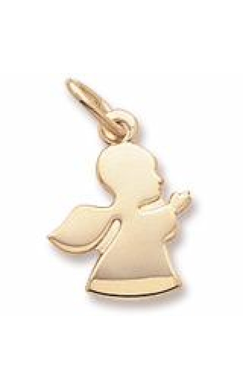 14K Yellow Gold Angel Charm