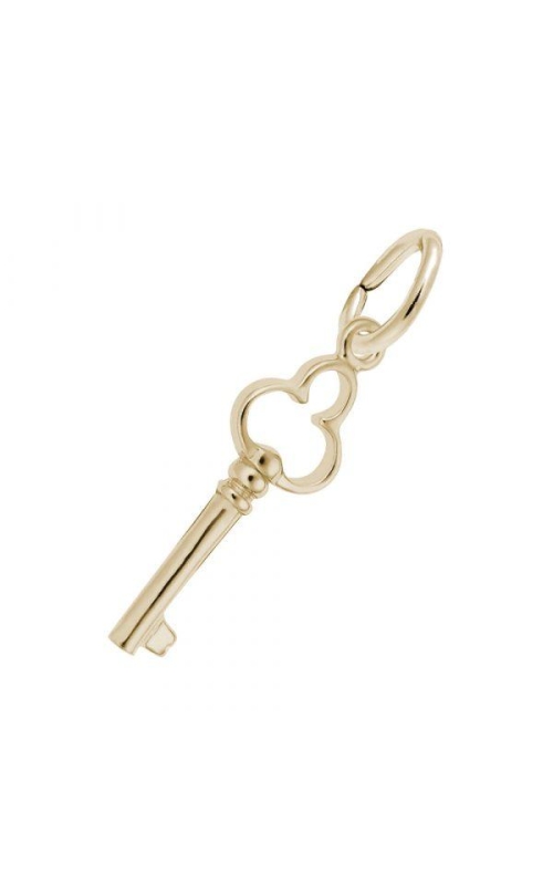 14K Yellow Gold Key Charm