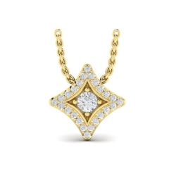 VLORA Estrella Diamond Vlora Star Pendant Necklace