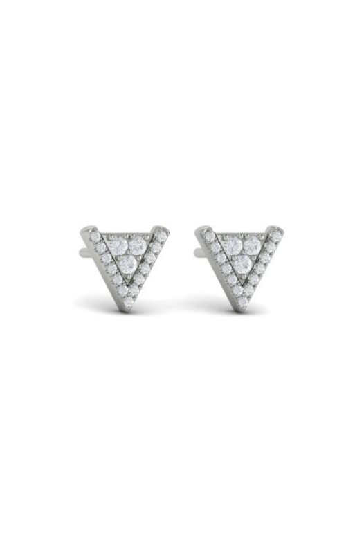 VLORA Miravel Diamond Trinity Stud Earrings