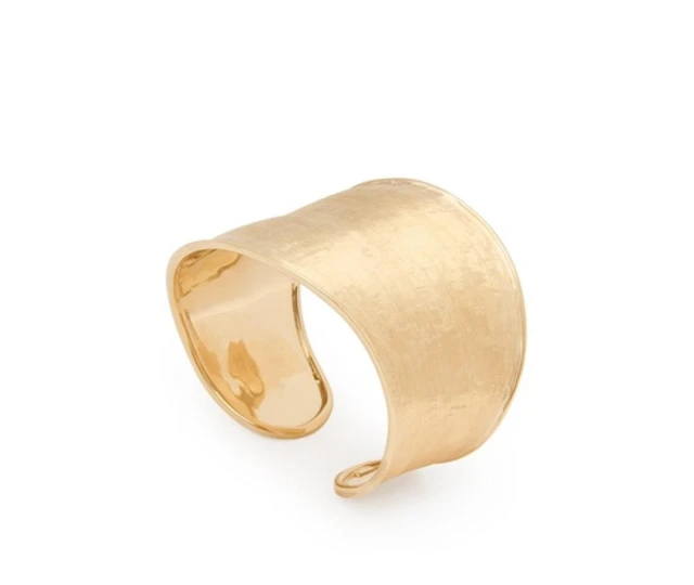 MARCO BICEGO LUNARIA 18K YELLOW GOLD CUFF, MEDIUM WIDTH